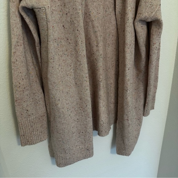 LOFT Flecked Open Style Cardigan Light Pink Color Size Large Women’s - Picture 5 of 9